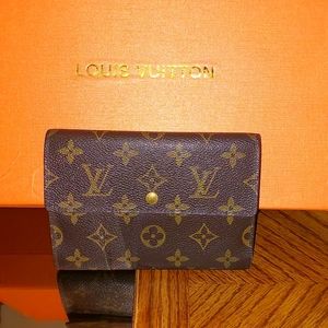 Authentic Louis Vuitton Vintage MonoPorte-Tresor' Etui Papier Trifold Wallet